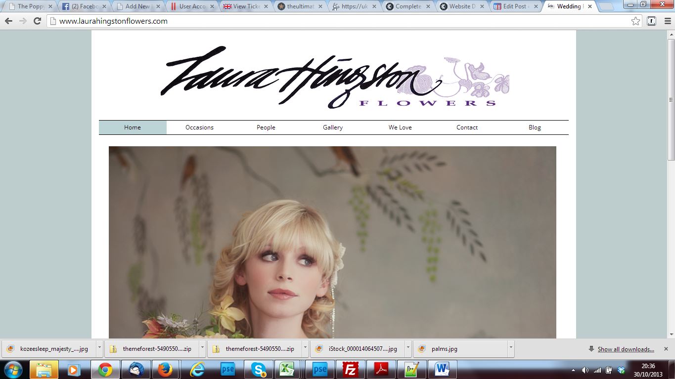laura hingston flowers new website and search engine optimisationby Complete Marketing Solutions, Bideford, North Devon