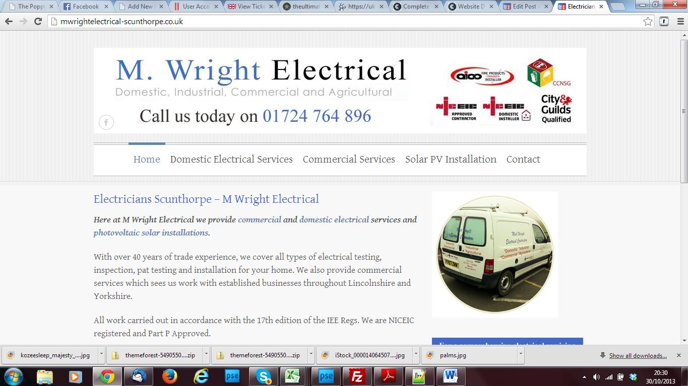 m wright new website by Complete Marketing Solutions, North Devon